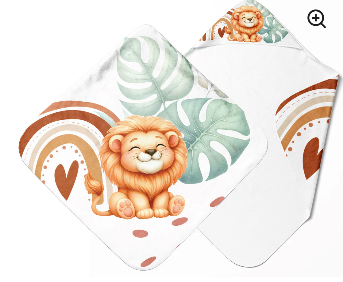 🟢 Cape de bain lion rainbow