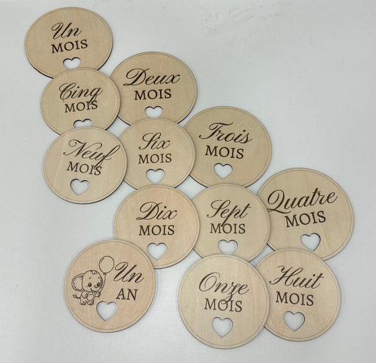 Carte étape en bois