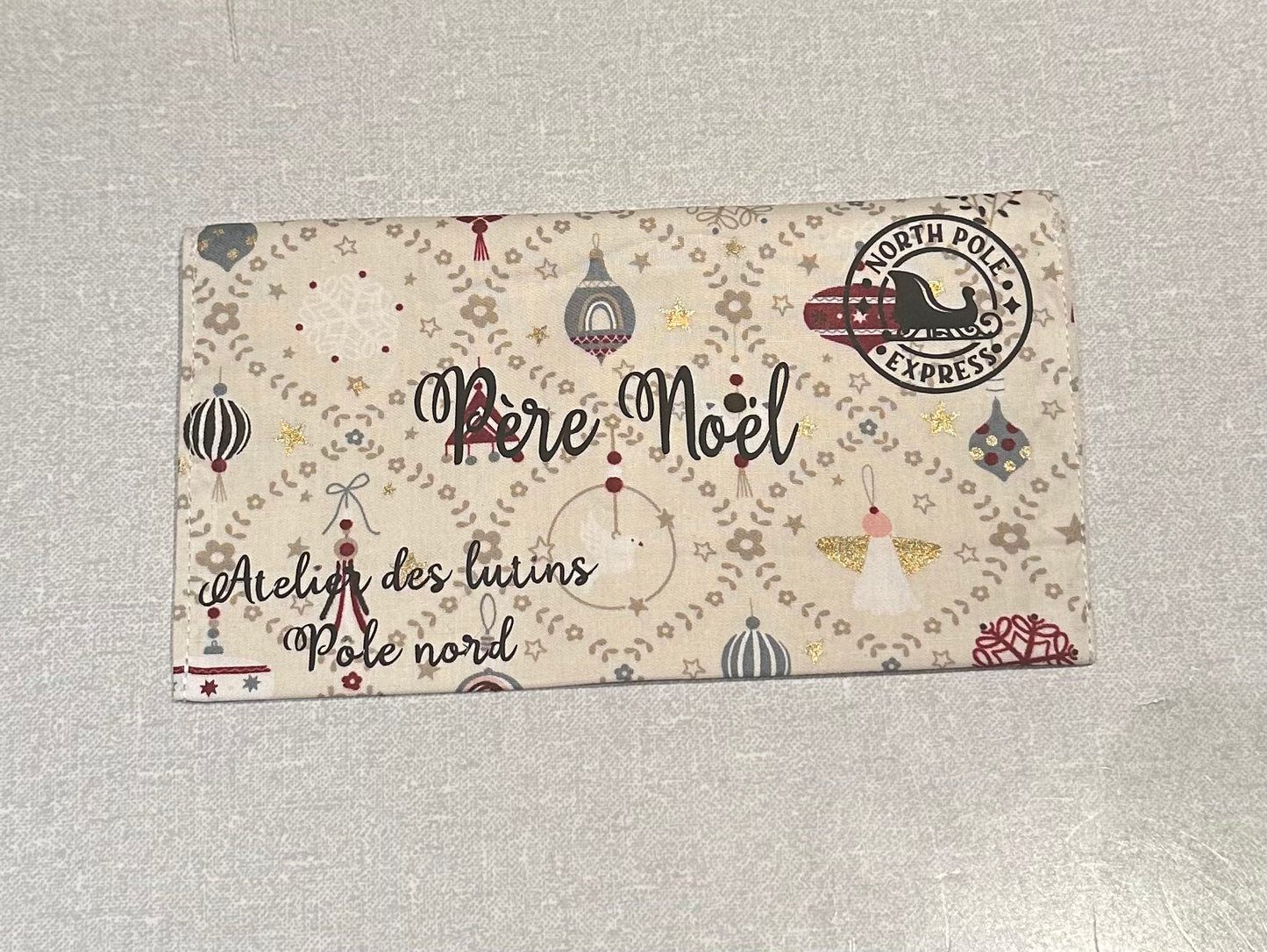 Enveloppe à lettres pour le Père Noël – Fait main 🎅