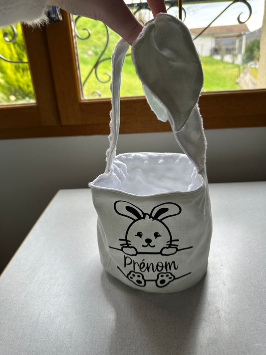 Panier de Pâques personnalisé